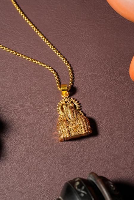 SHRI MANDIR SHOP™ Mahadev Shivling Pendant with Chain