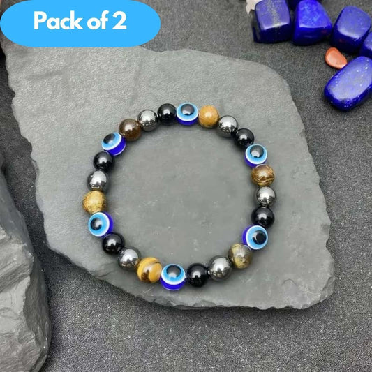 Evil's Eye Bohemian Bracelet - Pack of 2 - Buy 1 Get 1 Free - Original Product - UNISEX